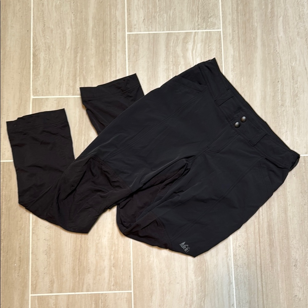 REI Black water resistant hiking Pants
